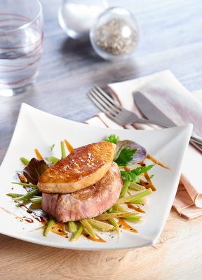 Snack de thon-foie gras Rossini